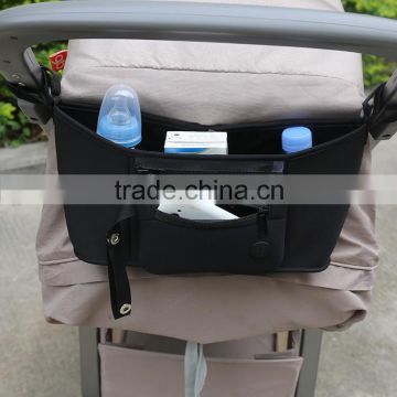 Portable waterproof baby stroller organizer diaper bag