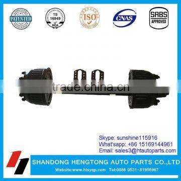 American style inboard drum Axle for semi trailers
