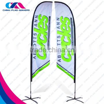 custom event advertising display wind feather flag and bannes