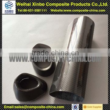 2016 Hot saling and good quality carbon fiber muffler pipe made in Weihai