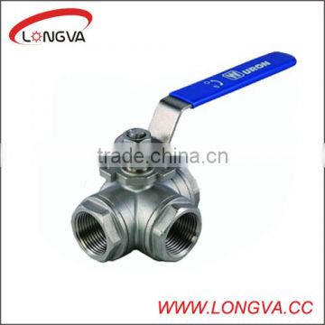 Stainless Steel 3 Way Ball Valve (T/L port)