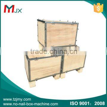 China MJY Nailless plywood box,foldable nailless plywood box