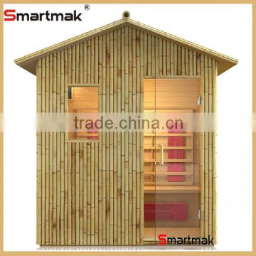 New Fashion bamboo design outdoor sauna