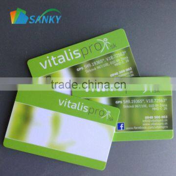 Color Printed CR 80 PVC Card with QR Code