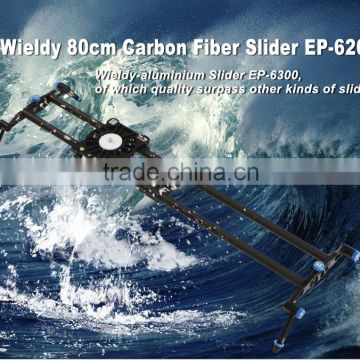 bearing weight 8kg portable 80cm camera carbon fiber DSLR video slider