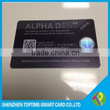 Factory direct sales plastic hologram personalization card                        
                                                Quality Choice