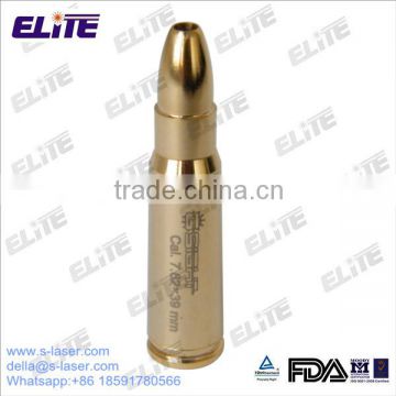 FDA Approved High Quality Gold Plated Brass 7.62x39mm Red Laser Bore Sight