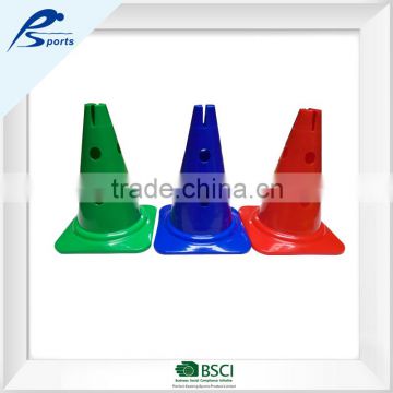 12 Inch PE Cross Top Cone With 2 Hole To Adjustable