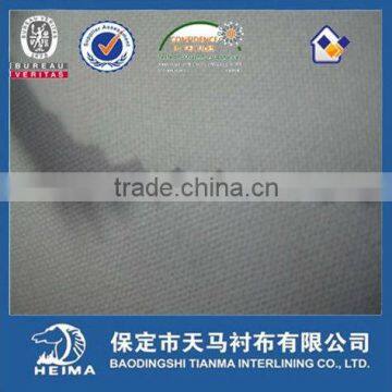 high class suit enzyme washed fusible interlining fabric 5018