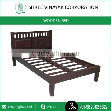 Antique Solid Wood Single Wooden Bed Designs for Home Furniture Available at Competitive Price