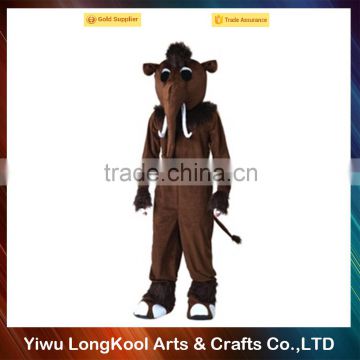 2016 Halloween popular cosplay costume strong elephant animal mascot costume