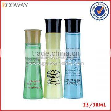 25ml/30ml disposable hotel shampoo bottles empty cosmetic container