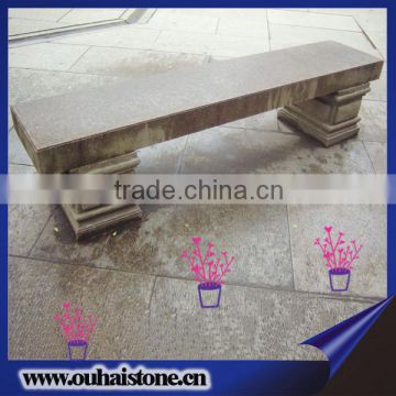 Granite marble material natural useful chairs garden stone bench