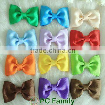 High quality plain colorfulhair clip mini bow