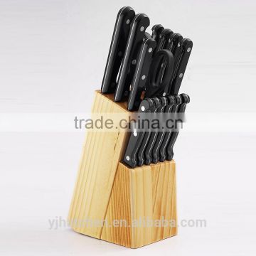 CYO9 stainless steel POM handle kitchen knife set