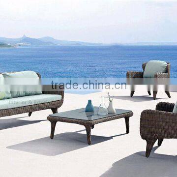 New Design Wicker Outdoor Sofa Set in Traditional Style