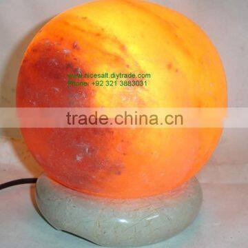 ROCK SALT LAMP SPHERE