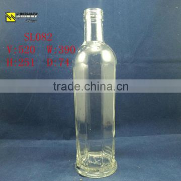 520ml high quality glass bottle for wine
