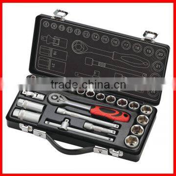 23pc 3/8" Dr. Socket Wrench Tool Kit