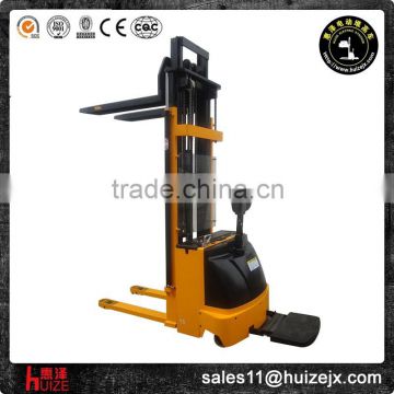 Factory 1Ton Battery Operated Electric Lift Stacker 4.5M