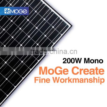 High quality solar energy panel 12v 100w 150w 200w used for home with great quantity stock