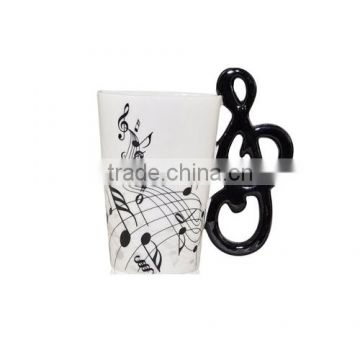 3D Musical Note Ceramic Coffee Mug Wholesale