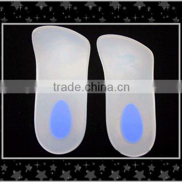 SILICON HEEL CUSHIONS/SILICONE 3/4 INSOLES(L)