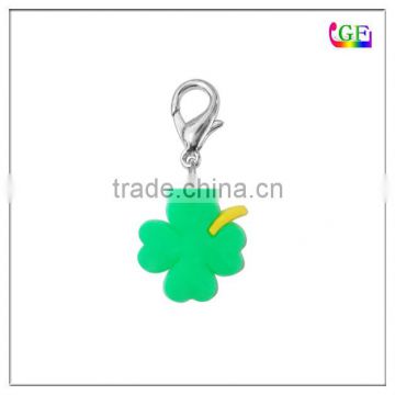 Clover Soft PVC keychain with customized amazing design for promotional gift