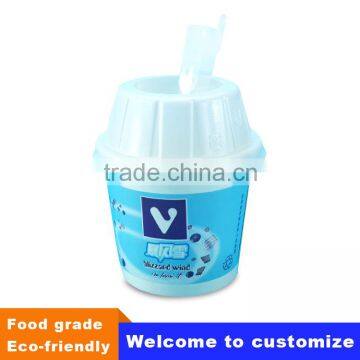 McFlurry cup Disposabe ice cream paper cup and lid custom printed