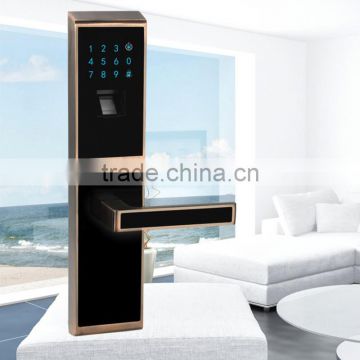 Competitive price ST-7000A Red bronze Zinc alloy modern fashion Villa classic smart door Lock for home/office/hotel