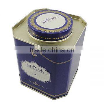 pure natural milk powder tin box Octagon shape