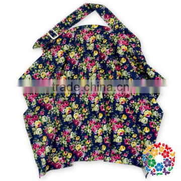 Size 60*80CM Baby Mum Breastfeeding Nursing Poncho Cover Up Udder Blanket Shawl Black Floral