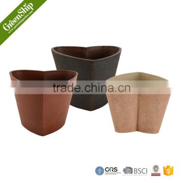 Decorative Garden Plastic Flower Pots Wholesale/ UV protection