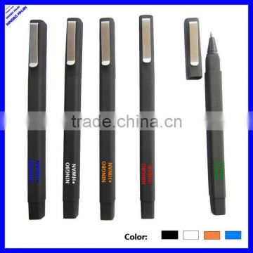 2015 cheap popular rubber promotional square pen