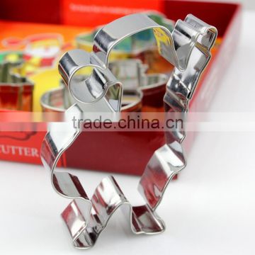 New Design stainless steel pasta cutter human shaped multi cookie cutter