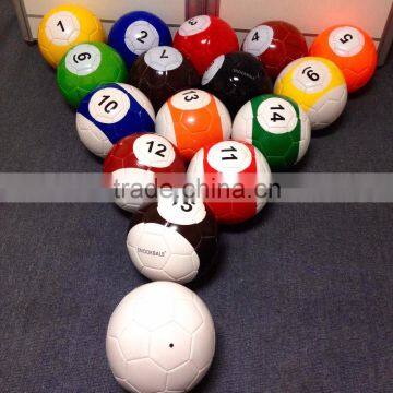 snooker and pool soccer ball set size 5 high quality