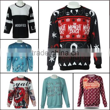 2016 newest custom design unisex christmas jumpers pullover sweaters
