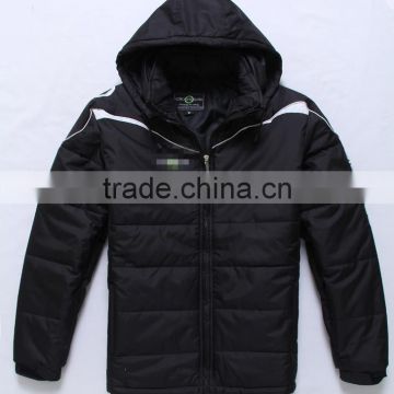 2014 latest style mens 100% polyester cheap padding jacket in china