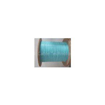 150N 3.0mm Bulk Fiber Optic Cable MM DX OM3 As Pigtails , Blue / Yellow