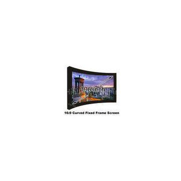 Fixed Frame Curved Projection Screen 106\