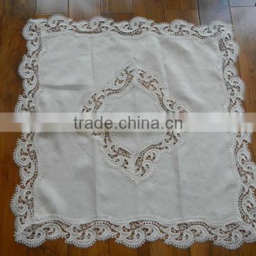 Fancy Handmade Embroidery Polyester Lace Tablecloths