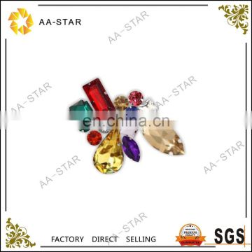 2018 new design crystal studs for clothes