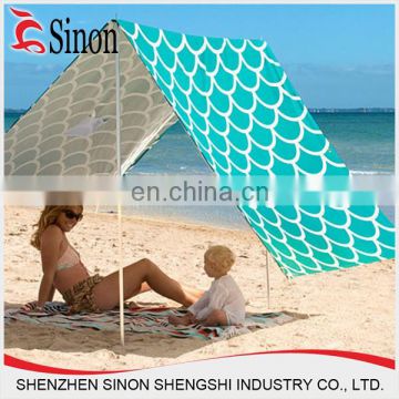 colorful beach sun shade canvas canopy best beach shelter