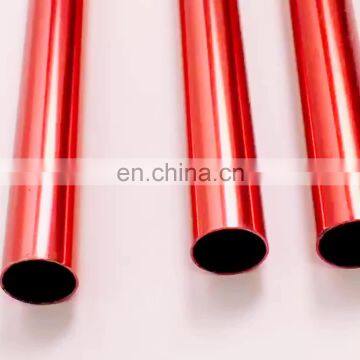 colorful anodized aluminum pipes decorative