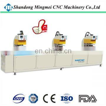 white 3 head welding machine produce by mingmei