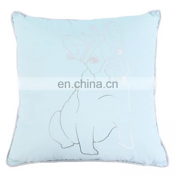 Cute funny 18*18 inch French bulldog gift Ideas household pillowcase zippered velvet pillow /cushion