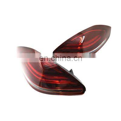 Auto Headlamp Parts Blackened Car Rear Tail Lamp for PANAMERAa 2015-2018 YEAR