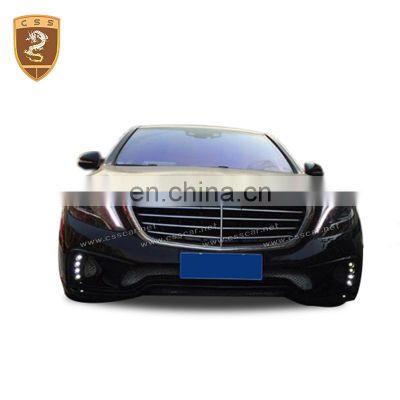 Hot sell car body kit suitable for mecedes S class W222 facelift WD style body kit front  rear bumper spoiler