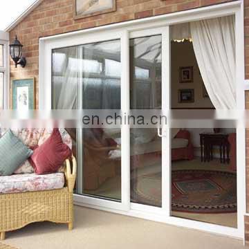 Foshan manufacturer white double glazed glass aluminum sliding windows and doors