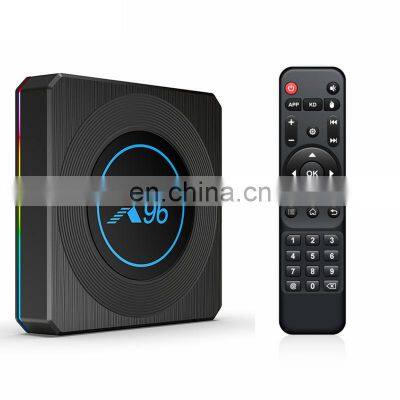 X96 X4 Media Player Amlogic S905X4 RGB Light TV Box Android 11 4G 32G 64GB Support AV1 VP9 8K Set top box vs x96 mini